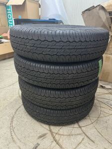 【送料無料】ジムニーシエラ JB74W 新車外し 195/80R15 ダンロップ GRANDTREK AT2 4本セット 2023年製 屋内保管品 美品