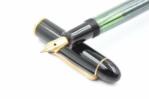 Pelikan ペリカン 140 緑縞 14C-585 万年筆 20758575