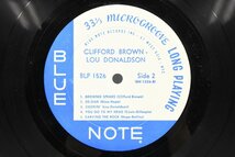 【LPレコード】BLUE NOTE 1526 CLIFFORD BROWN クリフォード・ブラウン 耳マーク 手書きRVG Rマークあり 20784555_画像6