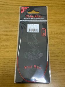 ChiaoGoo ミニ輪針　SS RED Circular 6009 23ｃｍ　ステンレス　2.5mm US 1.5 チャオ グー