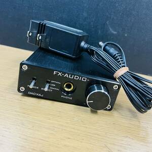 動作品 FX-AUDIO- DAC-X6J ヘッドホンアンプ 電源ケーブル付き NN9947