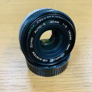 【希少】OLYMPUS OM-System Zuiko Auto-S 40mm F2 単焦点レンズ パンケーキレンズ NN12