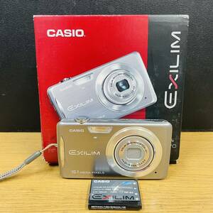 CASIO EXILIM EX-Z270 コンパクトデジタルカメラ シルバー バッテリー付き NN165