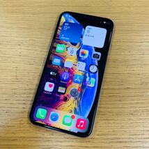 Apple iPhone Xs 256GB Silver MTE12J/A バッテリー80% SoftBank 判定○ SIMロック有り NN8075_画像1