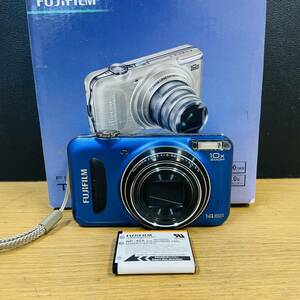 動作品 FUJIFILM FinePix T300 コンパクトデジタルカメラ バッテリーのみ ブルー NN537