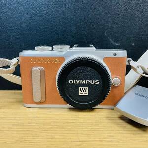 動作品 OLYMPUS PEN E-PL8 ミラーレス一眼レフ ボディ ストロボ付き NN557