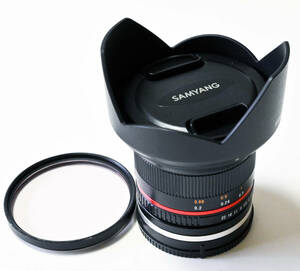 ● SAMYANG 広角12mm F2.0 CS E（SONY Eマウント対応）新品同様の完動美品