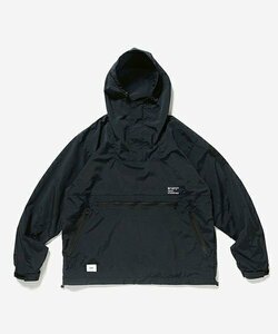 WTAPS ダブルタップス プルオーバーナイロンフーディ 22AW SBS JACKET ブラック 中古 M GN 1