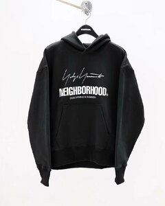 NEIGHBORHOOD ネイバーフッド NEIGHBORHOOD YOHJI YAMAMOTO スウェットプルパーカ ブラック パーカ 中古 Ｍ GN 1