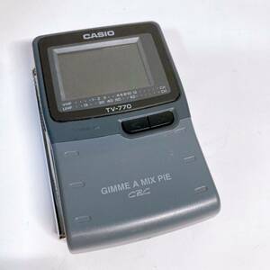  Casio pocket liquid crystal color tv TV-770 [CBC Mix pie please CASIO ] not for sale 