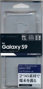 Galaxy S9 ハイブリッドケース クリア SC-02K scv38 TPU+ポリカーボネイト 4008GS9 ラスタバナナ