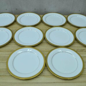 C996■Noritake ノリタケ■ローゼンボルグ プレート 27ｃｍ 10枚セット■業務用洋食器■ホテル・レストラン・ゴールドライン・大皿の画像5