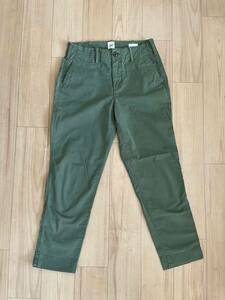 GAP ギャップ HIGH RISE STRAIGHT KHAKI ハイライズ ストレート カーキ サイズ0 カラー オリーブ OLIVE