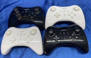 ジャンク 動作未確認 任天堂 Nintendo WiiU PROコントローラー プロコン 4個 セット　A2