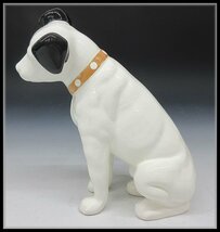 [ZEROnet]▼昭和レトロ ビクター犬 ニッパー 置物　高さ約16cm 灰皿 当時物 陶器製 インテリア VICTOR 2点セット▼P63-76_画像4