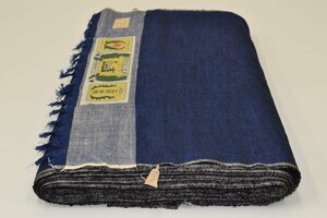 [.. rear ] unused goods beautiful goods silk pongee men's ensemble cloth king-size plain navy blue proof paper attaching K03
