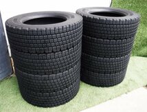 ★245/70R19.5 136/143J ブリヂストン W910 ☆2021年製・残溝最大12.5mm☆倉庫保管品☆レンジャー等に【引き取り大歓迎】8本セット_A333_画像2