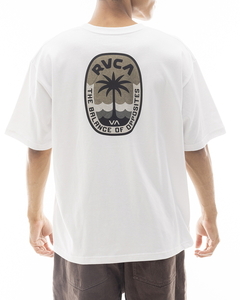 ★送料無料★2024春夏 新品【RVCA/ルーカ/ルカ】PRIME PALM TEE Ｔシャツ WHT メンズS BE041-231