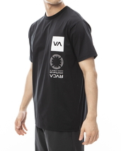 ★送料無料★2024春夏 新品【RVCA/ルーカ/ルカ】 VA VENT SURF SS 水陸両用ラッシュガード BLK メンズL BE041-804_画像3