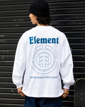 ★送料無料★2024春夏 新品【ELEMENT/エレメント】ELEMENTALITY LS ロンT WHT メンズL BE021-050_画像8