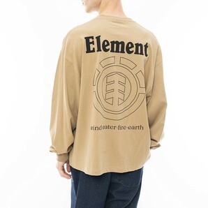 ★送料無料★2024春夏 新品【ELEMENT/エレメント】ELEMENTALITY LS ロンT BEG メンズM BE021-050