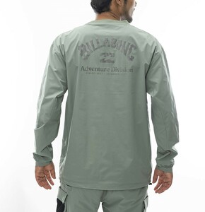 ★送料無料★2024春夏 新品【BILLABONG/ビラボン】【A/Div.】 UTILITY LS TEE ラッシュガード 水陸両用ロンT SAG メンズL BE011-866