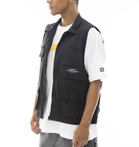 ★送料無料★2024春夏 新品【ELEMENT/エレメント】TACTIC HUNT VEST ベスト FBK メンズL BE021-758