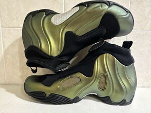 1999 NIKE AIR FLIGHTPOSITE METALLIC GOLD OG US9 新品 830142-701