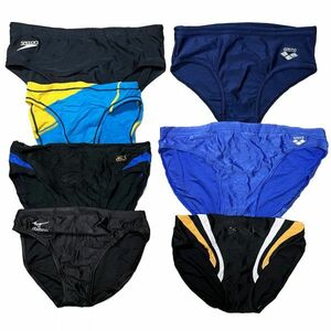 24【整理品リサイクル】競泳水着7枚セット★競パン★(M・LL)★SPEEDOアリーナMIZUNOアシックス