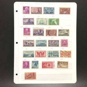 L【外国切手】アメリカ　USA 切手　19747　1948　偉人　記念切手　3C　5C 　コレクション