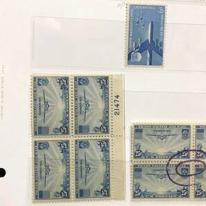L【外国切手】アメリカ USA 切手 AIR MAIL 5C 6C 15C 25C  コレクションの画像4