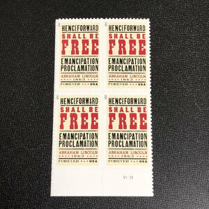 L【外国切手】アメリカ　USA 切手 2013 First-Class Forever Stamp The Emancipation Proclamation　コレクション
