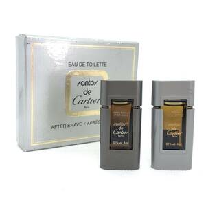 M【現状販売品】santos de Cartier EAU DE TOILETTE AFTER SHAVE オードトワレ アフターシェーブローション 4ｍｌ　