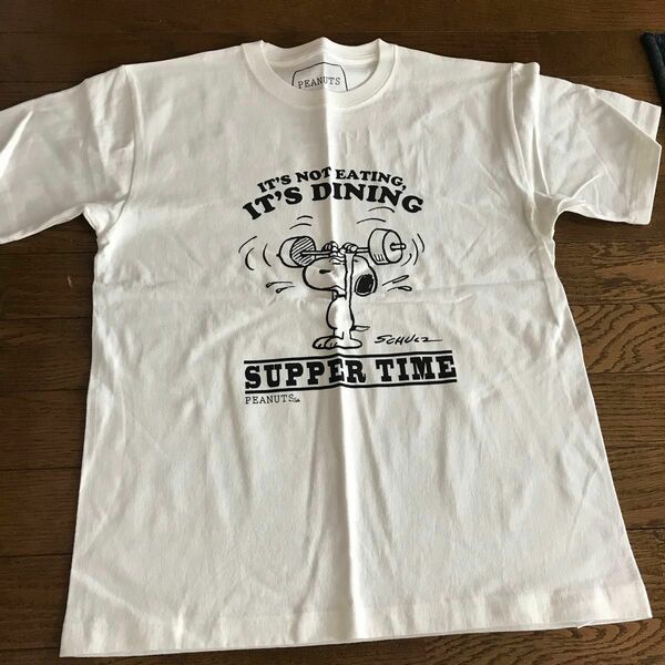 【未使用】メンズM 南町田スヌーピーカフェ限定Tシャツ 半袖Tシャツ　白Tシャツ