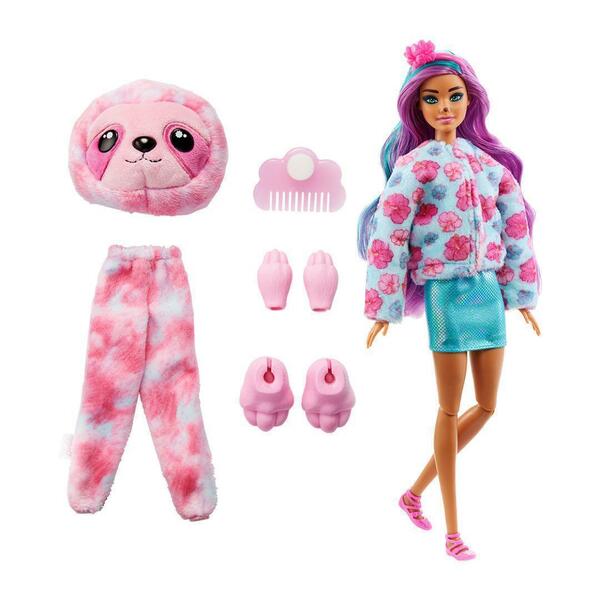 新品未開封　キュートアップ　きぐるみバービー Barbie　着せかえ人形　 ピンク　なまけもの 入学祝い 誕生日プレゼント 　送料無料