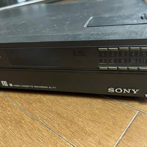 通電確認済み ベータ版 SONY ソニー SL-F7 ビデオカセットレコーダー ビデオデッキ β Betamax ベータマックス ジャンク扱いの画像4