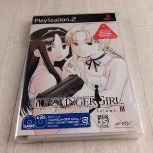 1G5 ゲームソフト 未開封 PS2 GUNSLINGER GIRL Volume.III