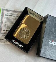 ■新品 ZIPPO 真鍮 菊の御紋 ご紋家紋 愛国 昭和 平成 右翼 左翼 菊紋 xp49_画像3