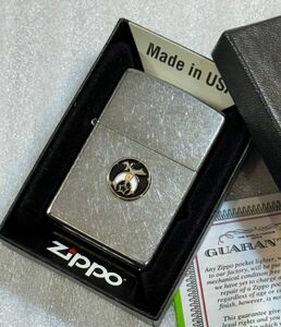 ZIPPO USA輸入 JFK フリーメイソン メタル貼り ジッポー MASONIC フリーメーソン Freemasonry ケネディー 秘密結社 ライター xp332