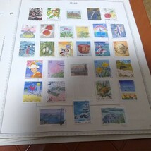 日本　記念通常切手/比較的近年物　米国人のアルバムリ―フ貼りコレクション、約185種　使用済み、状態良好_画像2