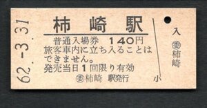 （信越本線）柿崎駅１４０円