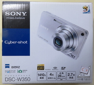 コンパクトカメラ　sony Cyber-shot DSC-W350+おまけ（メモリースティック1GB）付