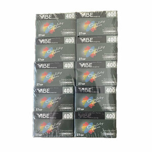 シネフィルム、カラーネガ　VIBE MAX400　27枚撮り 未開封10本セット C41プロセス現像OK 【匿名配送】【追跡可能】【24時間以内発送】