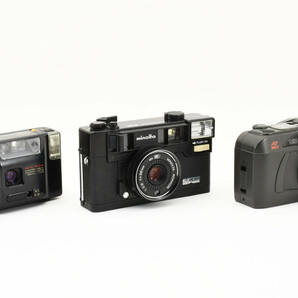 3台まとめて minolta HI-MATIC AF/Canon Autoboy LITE/RICOH RZ-1100 ジャンクの画像4