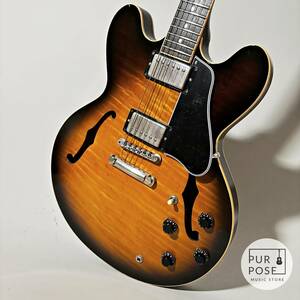 【レア/中古】Gibson ES-335 Dot Memphisデカールあり セミアコ 2002年製
