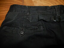 超 SPECIAL 黒 COTTON シンチバック 40's BLACK TROUSERS ビンテージ オリジナル ( リーバイス 大戦 506XX 507XX 501XX デニム WRAD 50's 0_画像4