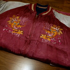 超 Special BIG size 大龍 50's SOUVENIR JACKET スカジャン スーベニア ビンテージ オリジナル ( リーバイス 506XX 501XX ベトジャン 別珍の画像9