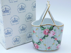 * month 0053 Royal Arden ROYAL ARDEN basket case basket ceramics floral print interior ornament 12402222