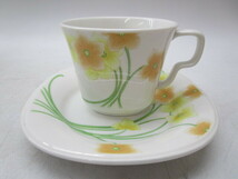 ★手0003 ノリタケ Noritake バーサトーン Versatone カップ＆ソーサー 4客 ティーカップ コーヒーカップ ソーサー 碗皿 花柄 12401231_画像4