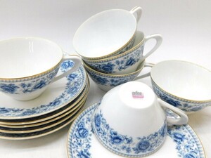 ★友1157 refine HOYA BY MEITO カップ/6点 プレート/6点 碗皿 茶器 皿 小皿 中皿 洋食器 ホヤ 保谷クリスタル 名古屋製陶所 12403071